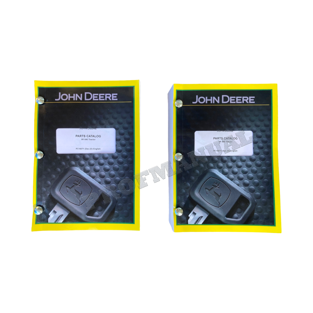 MANUAL DEL CATÁLOGO DE PIEZAS DEL TRACTOR JOHN DEERE 9R 640