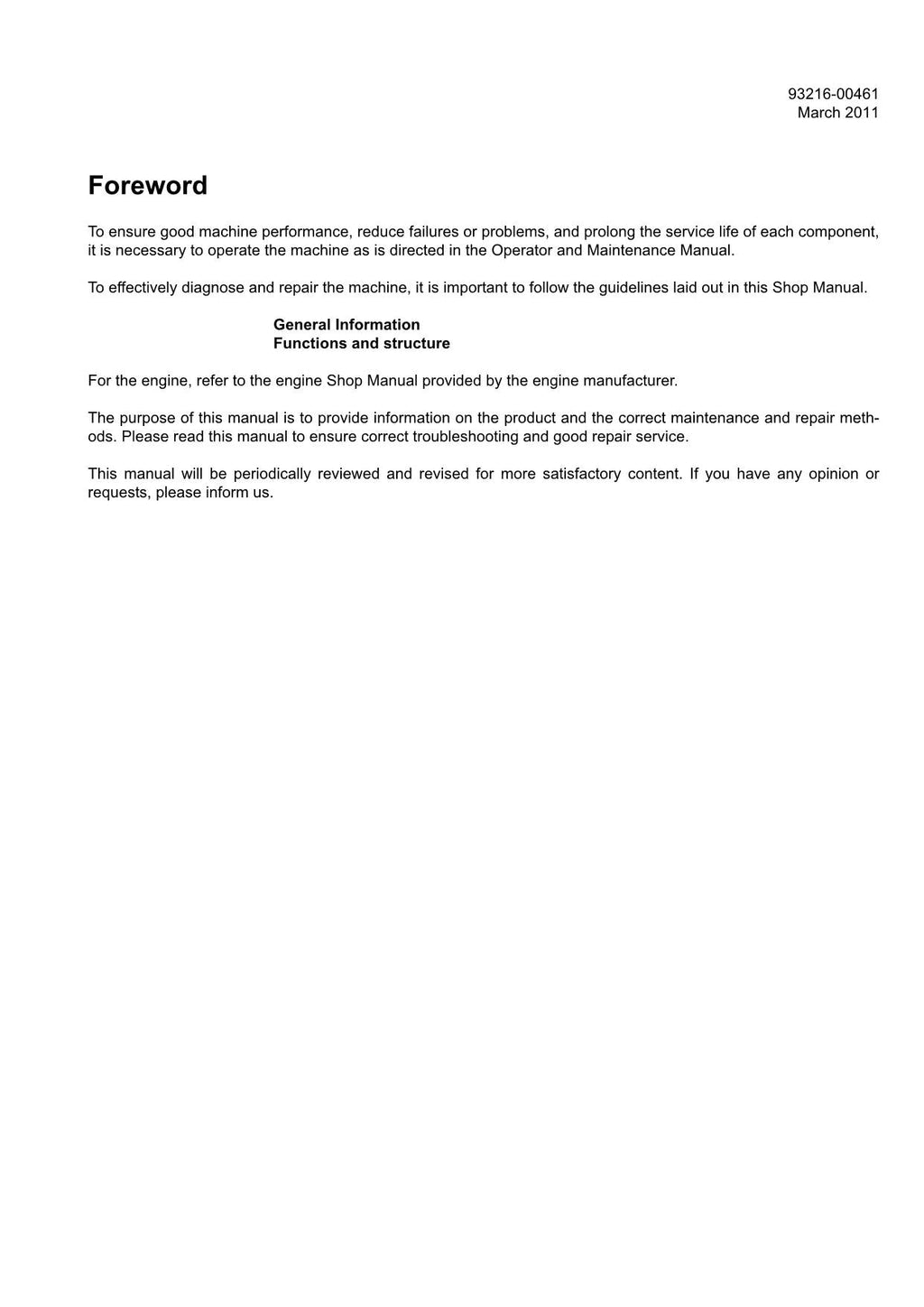 Hitachi ZW550 Wheel Loader Technical Manual Operational Principle TO11C5-E-01