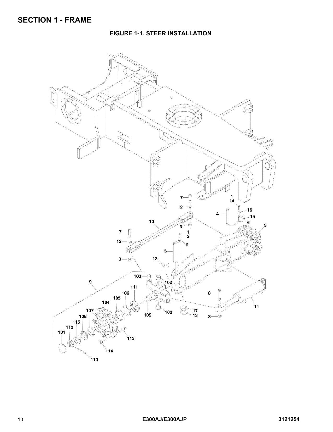 Manual del catálogo de piezas del elevador de tijera JLG E300AJ E300AJP