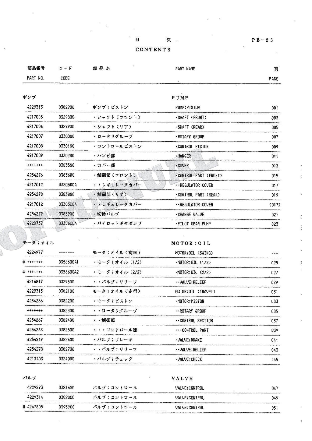 HITACHI EX60WD Equipment Component Excavator Parts Catalog Manual