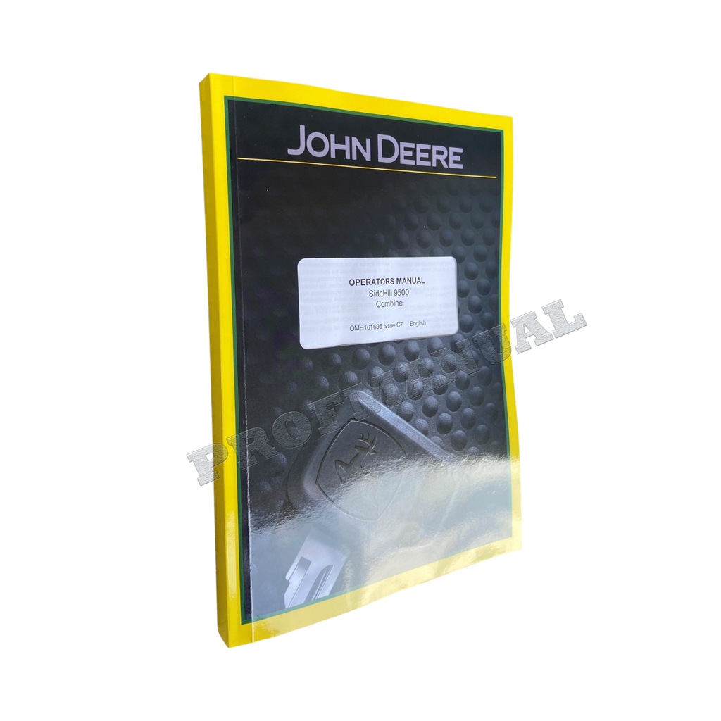 MANUAL DEL OPERADOR DE LA COSECHADORA JOHN DEERE 9500 + ¡BONIFICACIÓN! 
