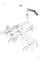 HITACHI EX120-5Z Lightweight FRONT CHINA Excavator Parts Catalog Manual