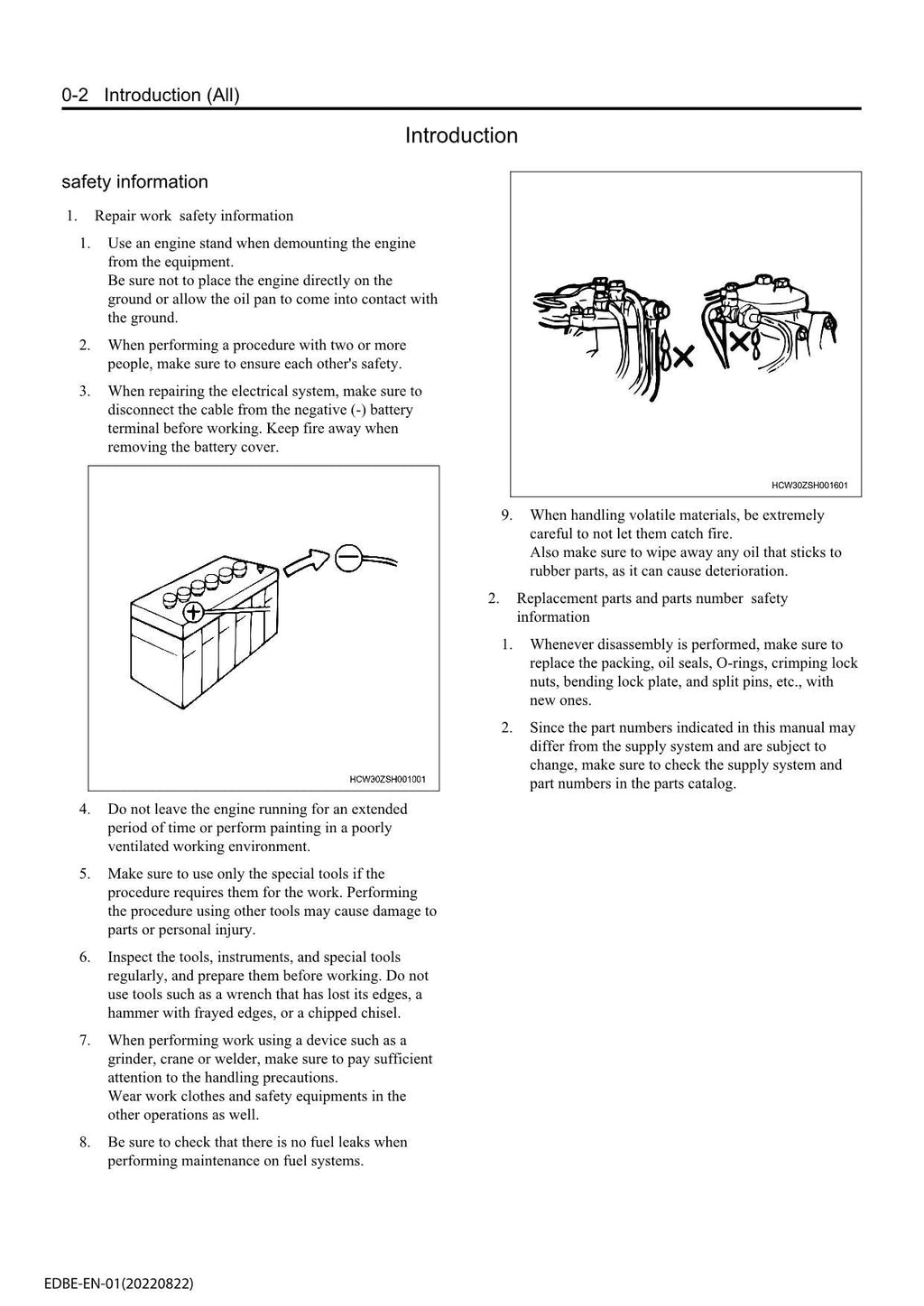 HITACHI 4JJ1 Interim Tier 4 Compatible Engine Technical Service Manual