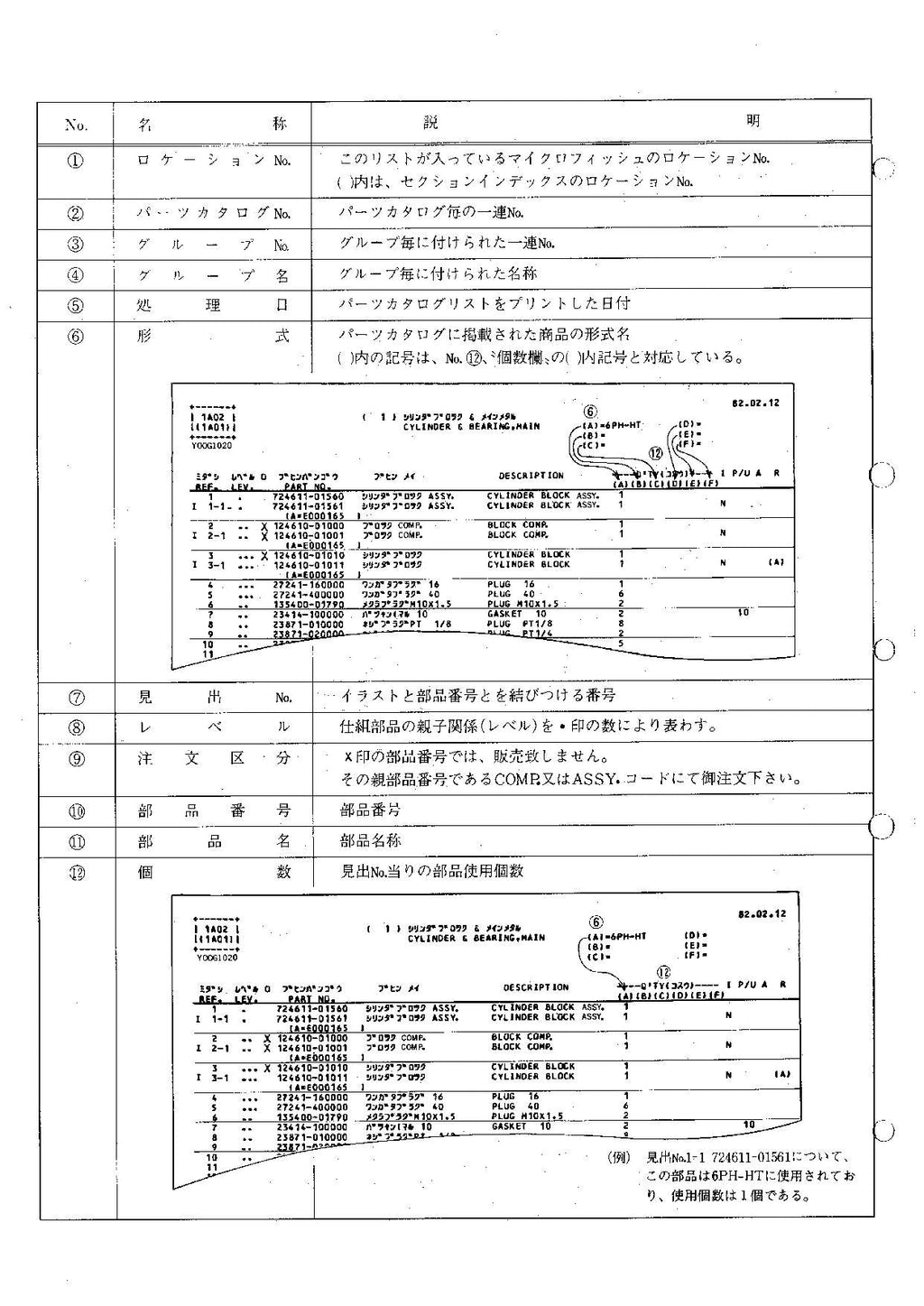 Hitachi 4TNA78TL-RFAVM LX30 Engine Wheel Loader Parts Catalog Manual SN all