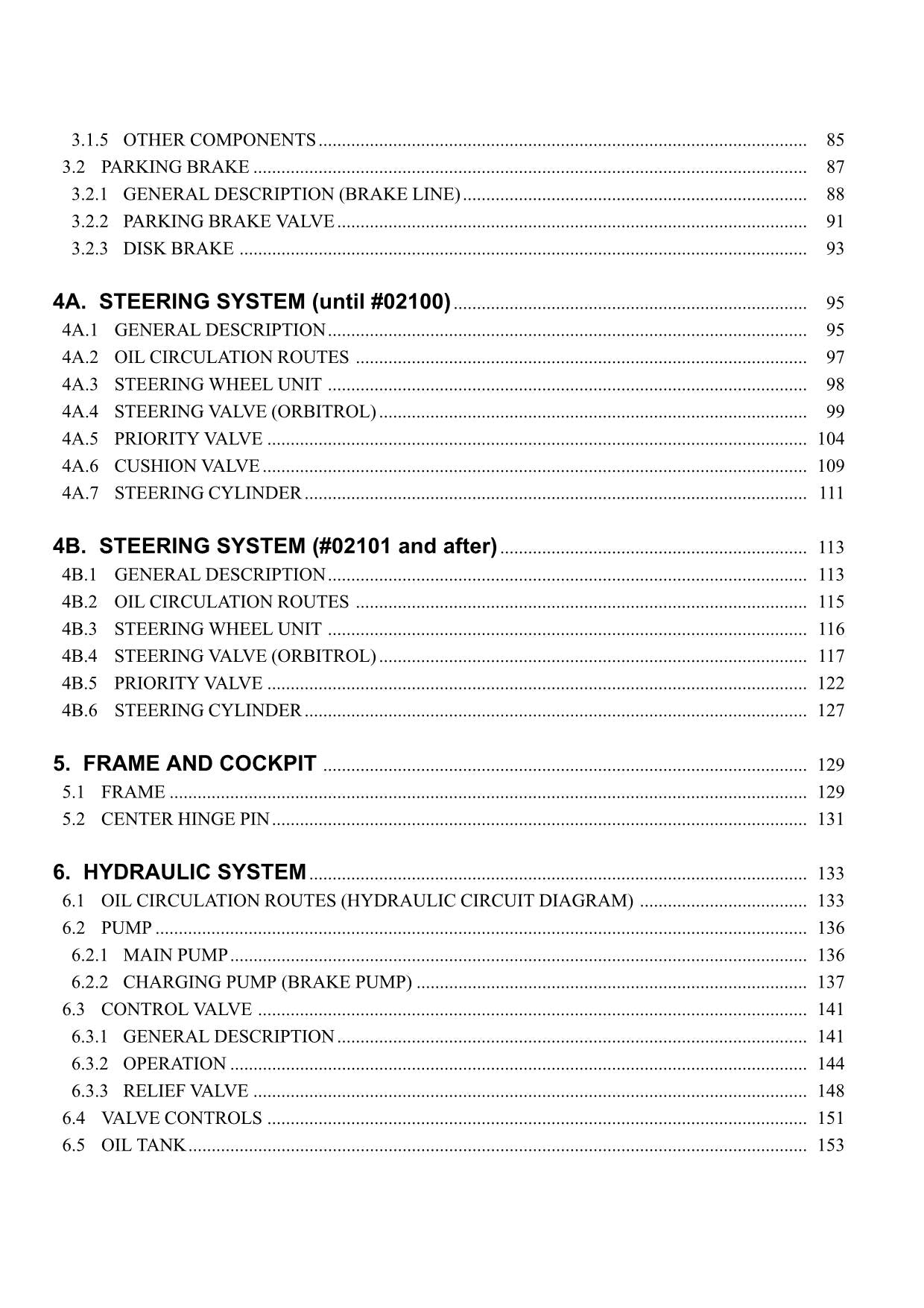 Hitachi LX110-7 Wheel Loader Technical Manual +Schematics