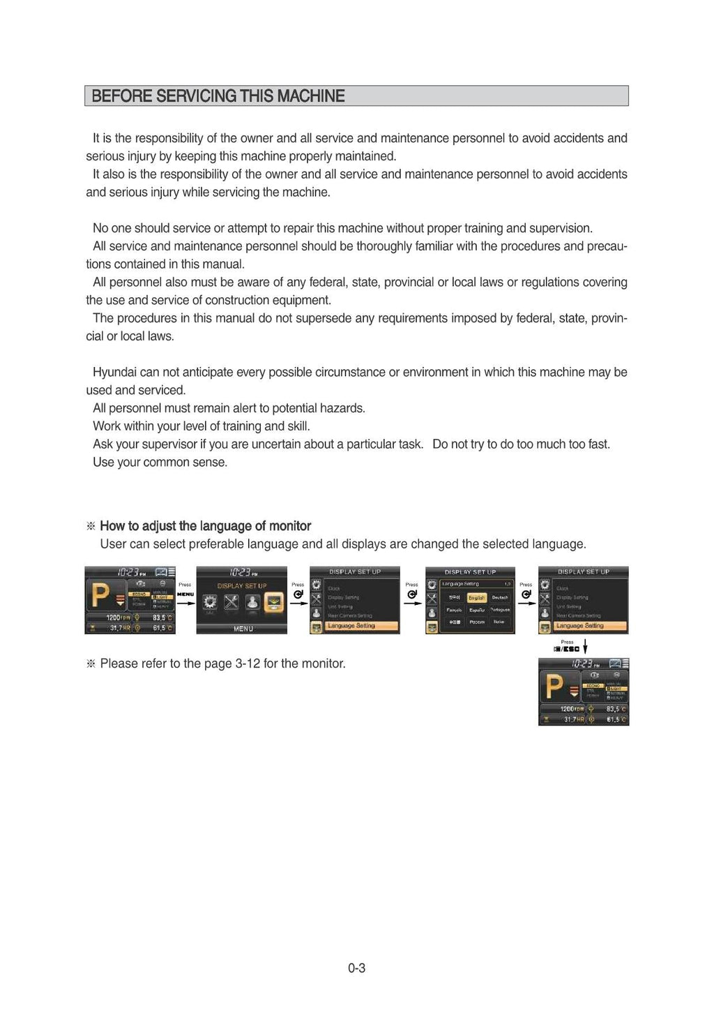 Hyundai HL740-9 WHEEL LOADER Operators Maintenance Manual