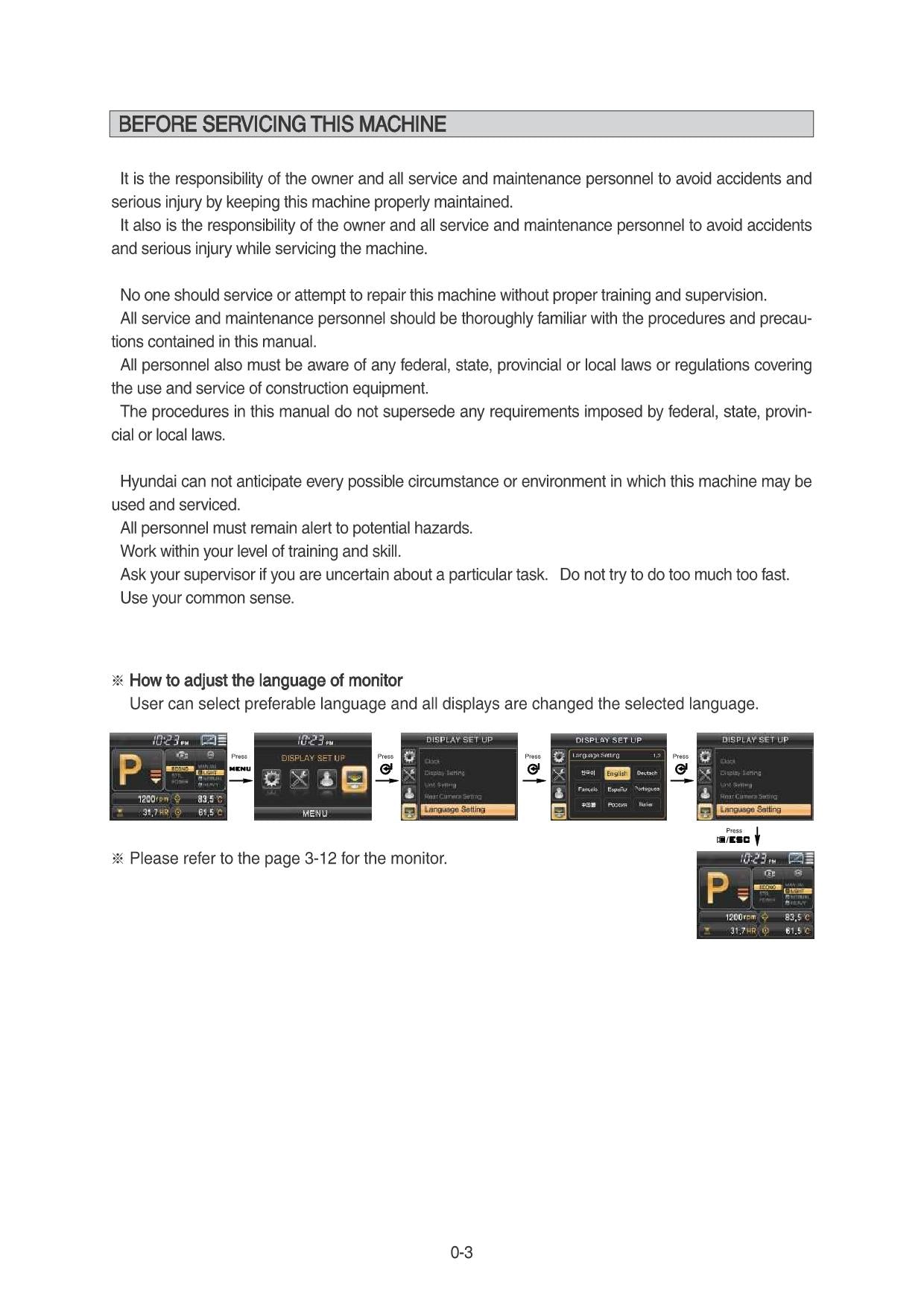 Hyundai HL740-9 WHEEL LOADER Operators Maintenance Manual