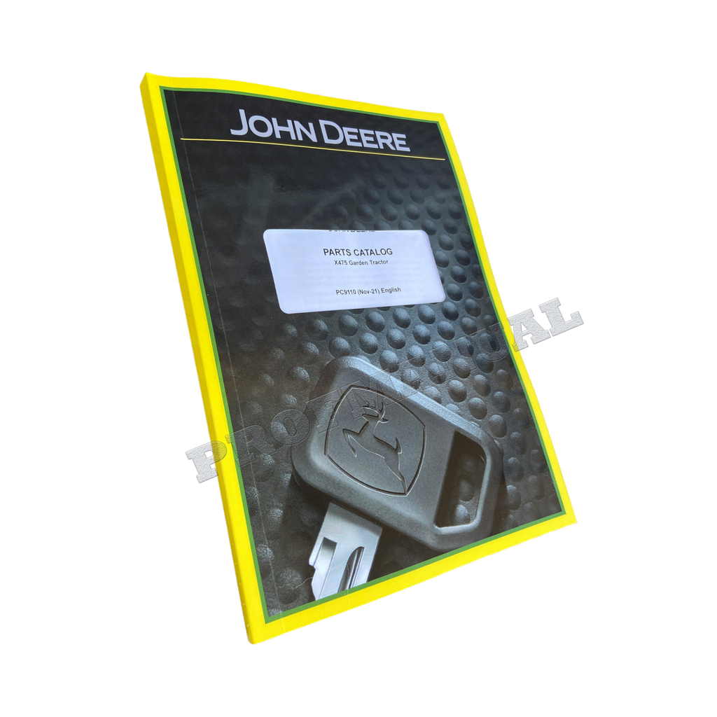 MANUAL DEL CATÁLOGO DE PIEZAS DEL TRACTOR JOHN DEERE X475 