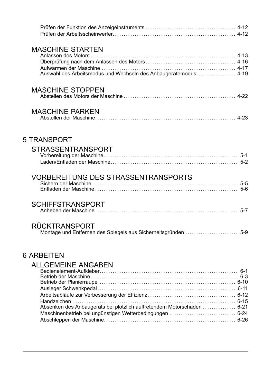 New Holland E85CMSR Bagger Betriebsanleitung