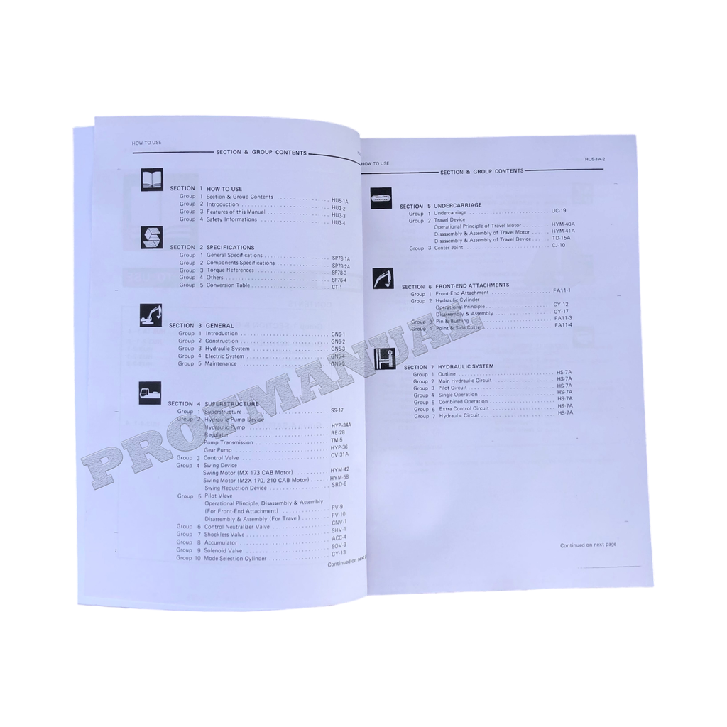 MANUAL DE SERVICIO DE LA EXCAVADORA HITACHI EX200 EX200LC