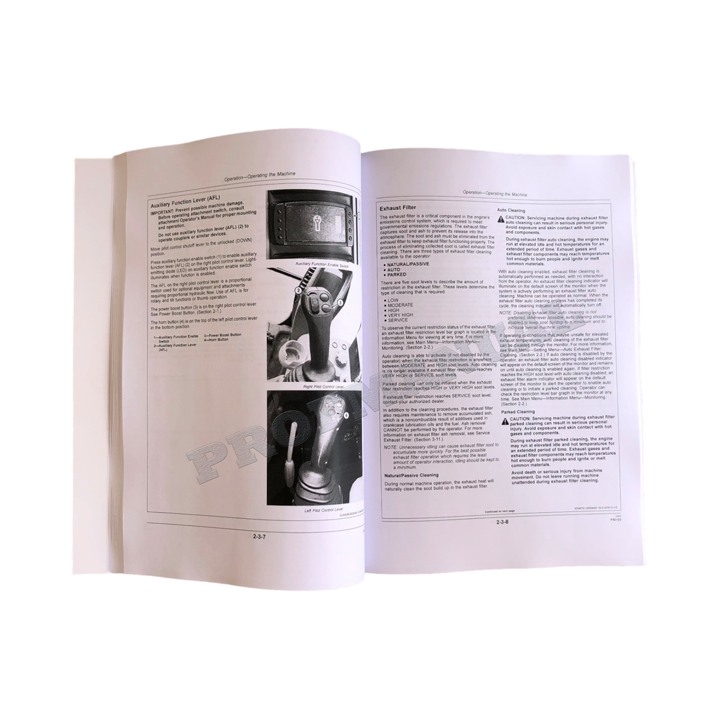 MANUAL DEL OPERADOR DE LA EXCAVADORA JONH DEERE 135G + ¡BONIFICACIÓN!