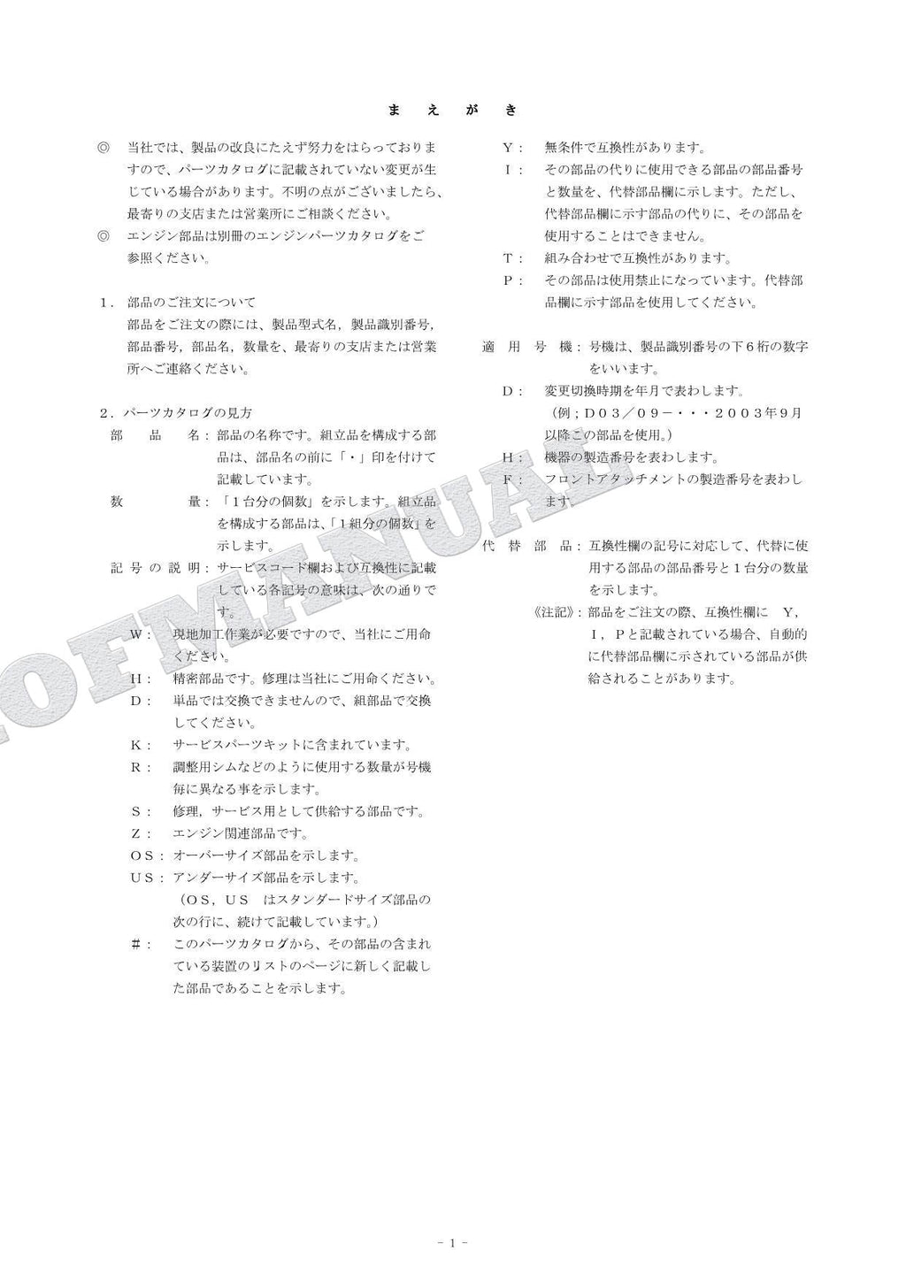 HITACHI ZAXIS ZX145W-3 ML Crane Excavator Parts Catalog Manual SN 010001-