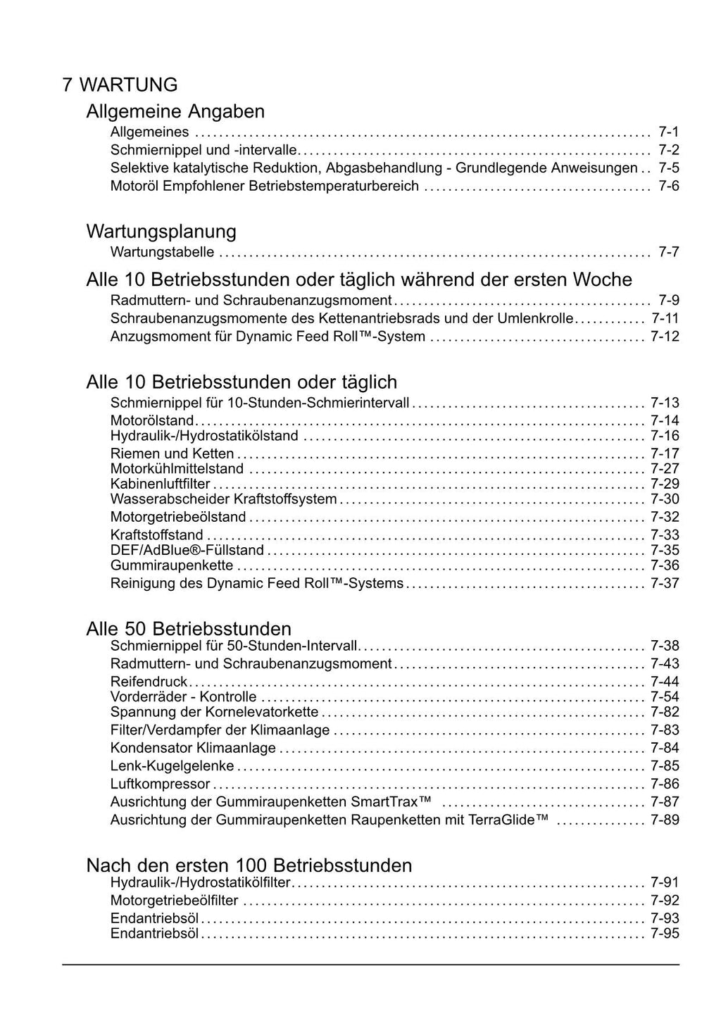 New Holland CR7 90 CR8 80 CR8 90 CR9 80 CR9 90 Mähdrescher Betriebsanleitung
