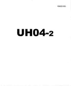 HITACHI UH04-2 Excavator Service Manual
