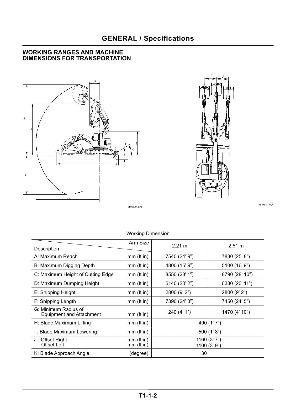 HITACHI EX135UR Excavator Operational Principle Technical Manual
