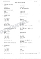 HITACHI UH122 Excavator Repair Service manual Specification