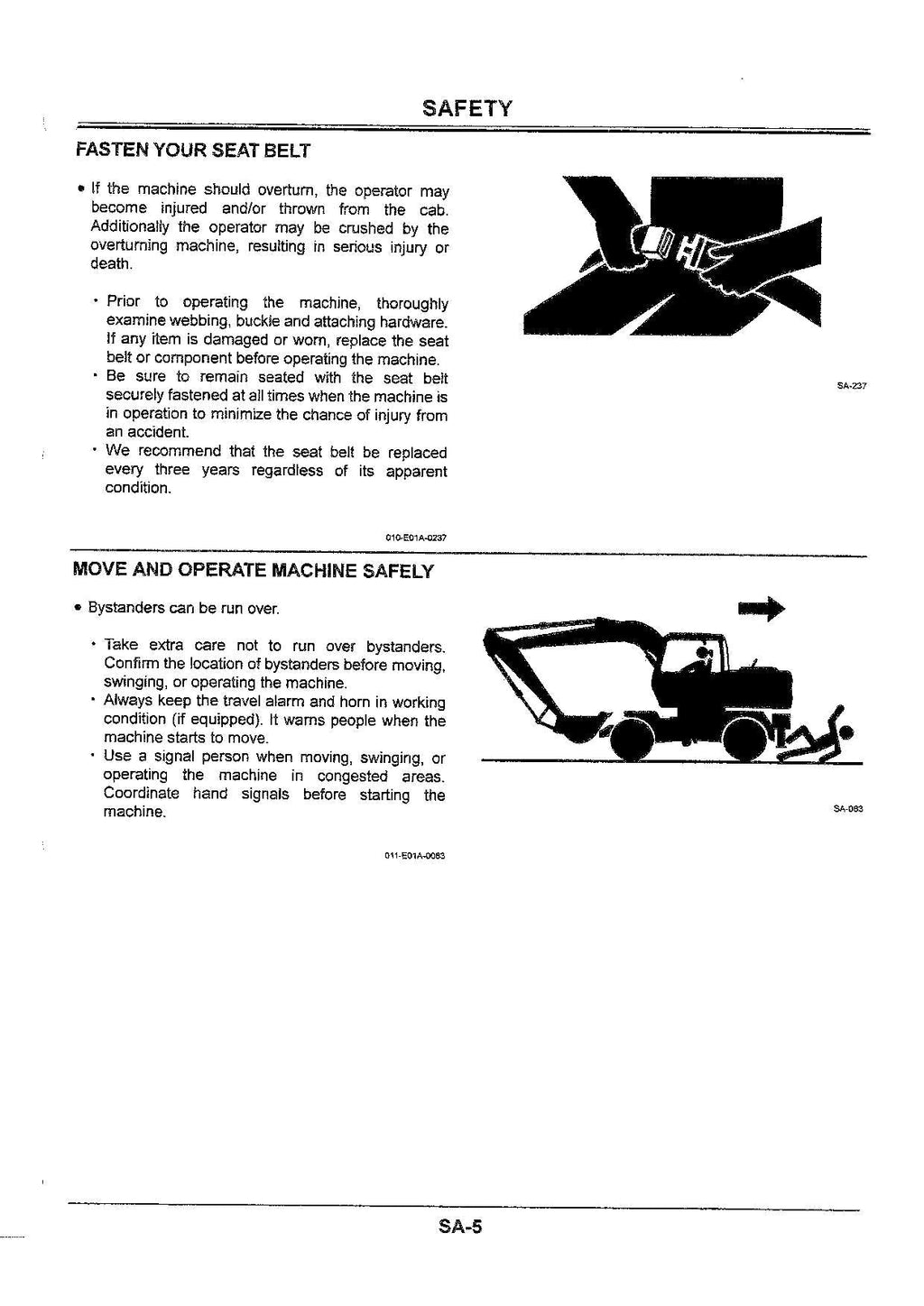 HITACHI EX125WD-5 Excavator Workshop Service Manual