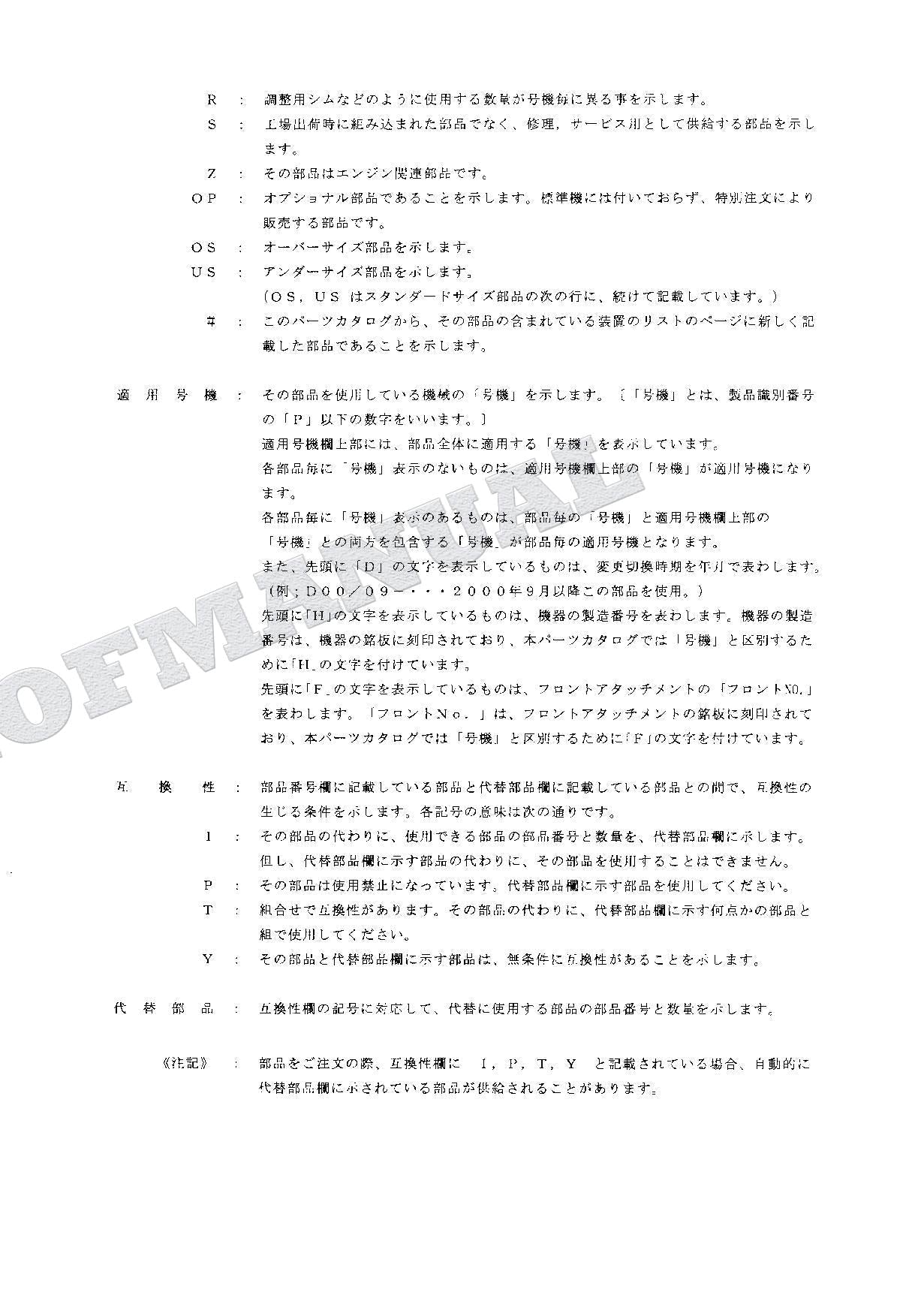 HITACHI ZAXIS ZX75US Excavator Parts Catalog Manual SN 030001-