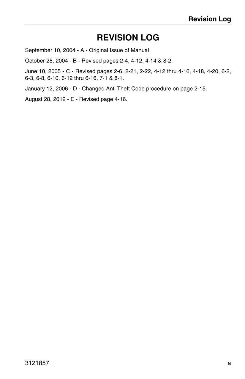 Manual del operador de mantenimiento y operación del manipulador telescópico JLG 4017