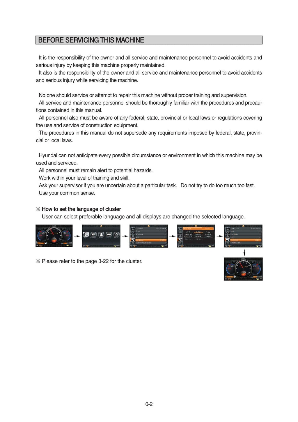 Hyundai R140W-9A WHEELED EXCAVATOR Operators Maintenance Manual