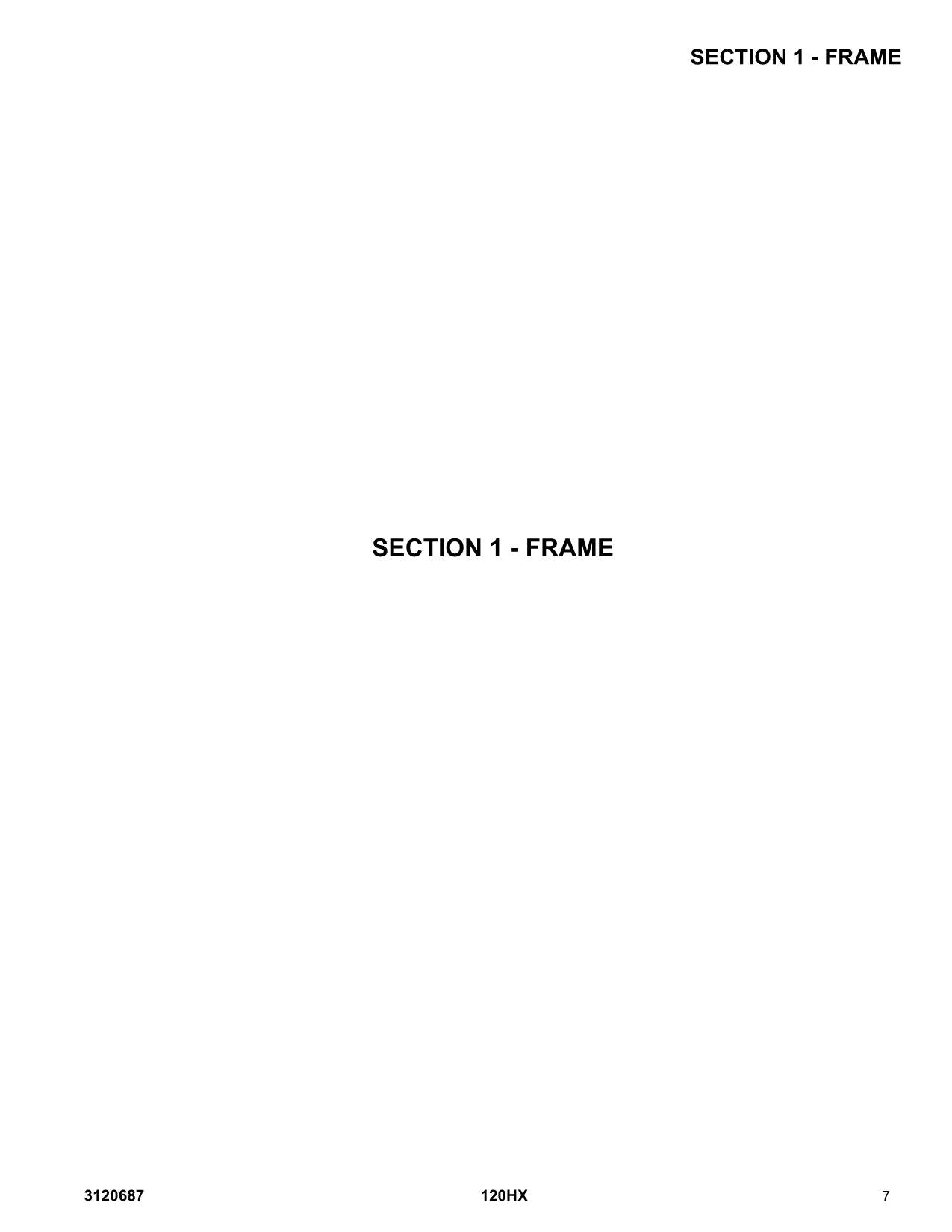 JLG 120HX Boom Lift Parts Catalog Manual