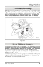 SKYTRAK 8042 Telehandler Maintenance Operation Operators Manual 8990392