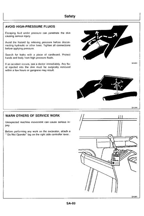 HITACHI EX220-2 EX220LC EXCAVATOR SERVICE MANUAL