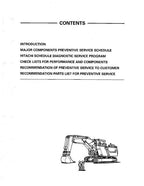 HITACHI EX750-5 EX800H-5 EXCAVATOR SERVICE MANUAL KO21200