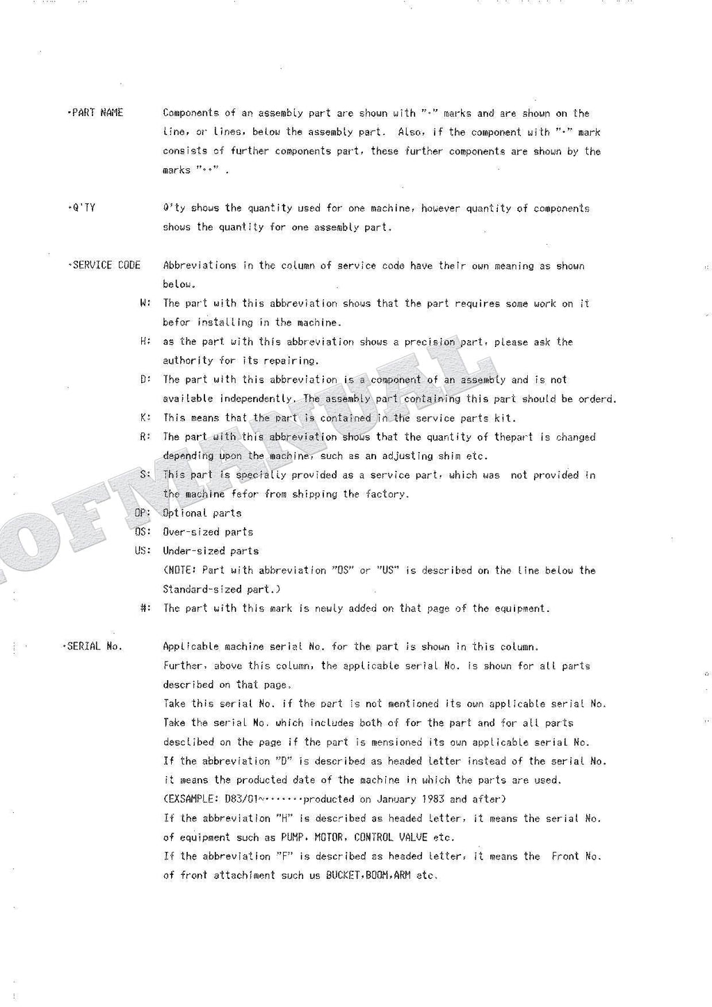 HITACHI UH045-7 Excavator Parts Catalog Manual P730-4-2