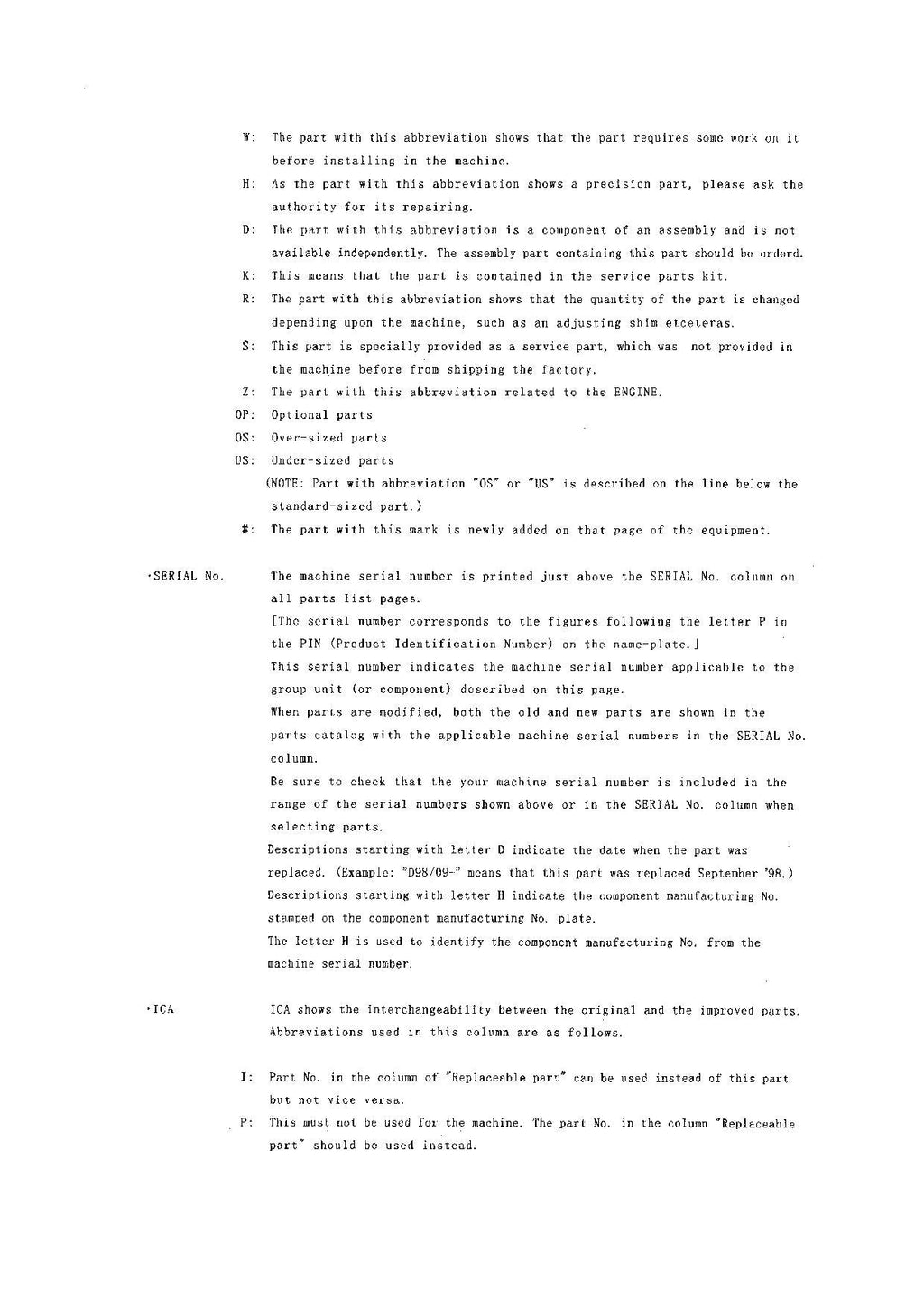 Hitachi LX150-2 Wheel Loader Parts Catalog Manual SN 001001-up