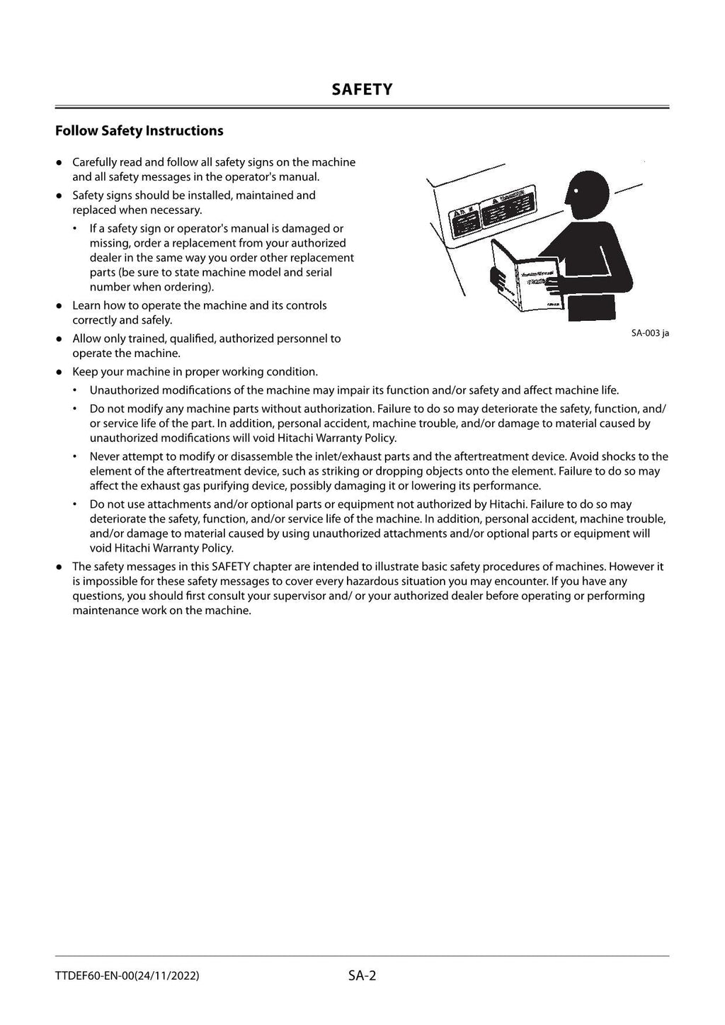 HITACHI ZX85USB-5N Excavator Troubleshooting +Schematic Technical Manual