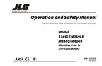 JLG 3369LE 4069LE M3369 M4069 Scissor Lift Operators Manual 3121220