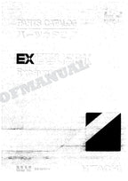 HITACHI EX135USRK Excavator Parts Catalog Manual SN 001001-