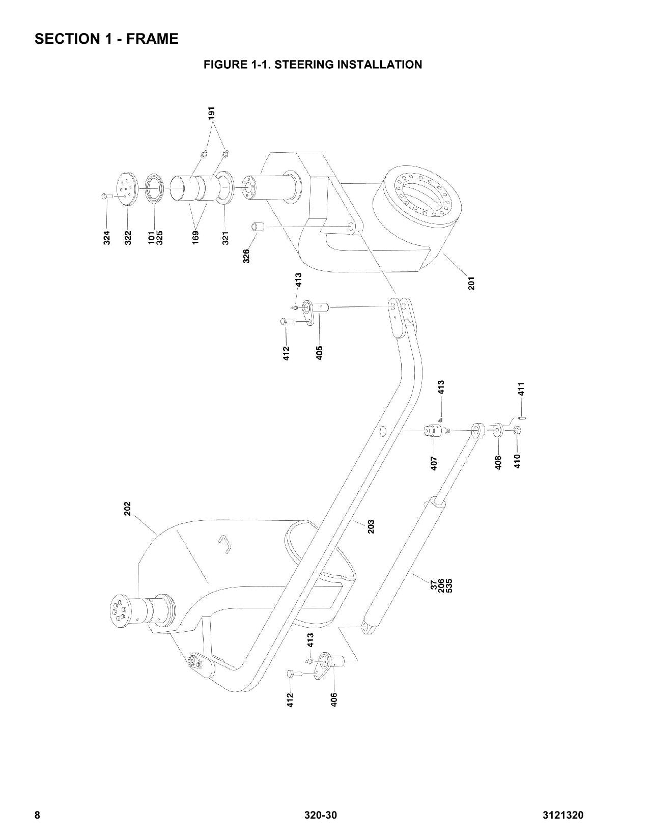 LIFTLUX 320-30 Scissor Lift Parts Catalog Manual