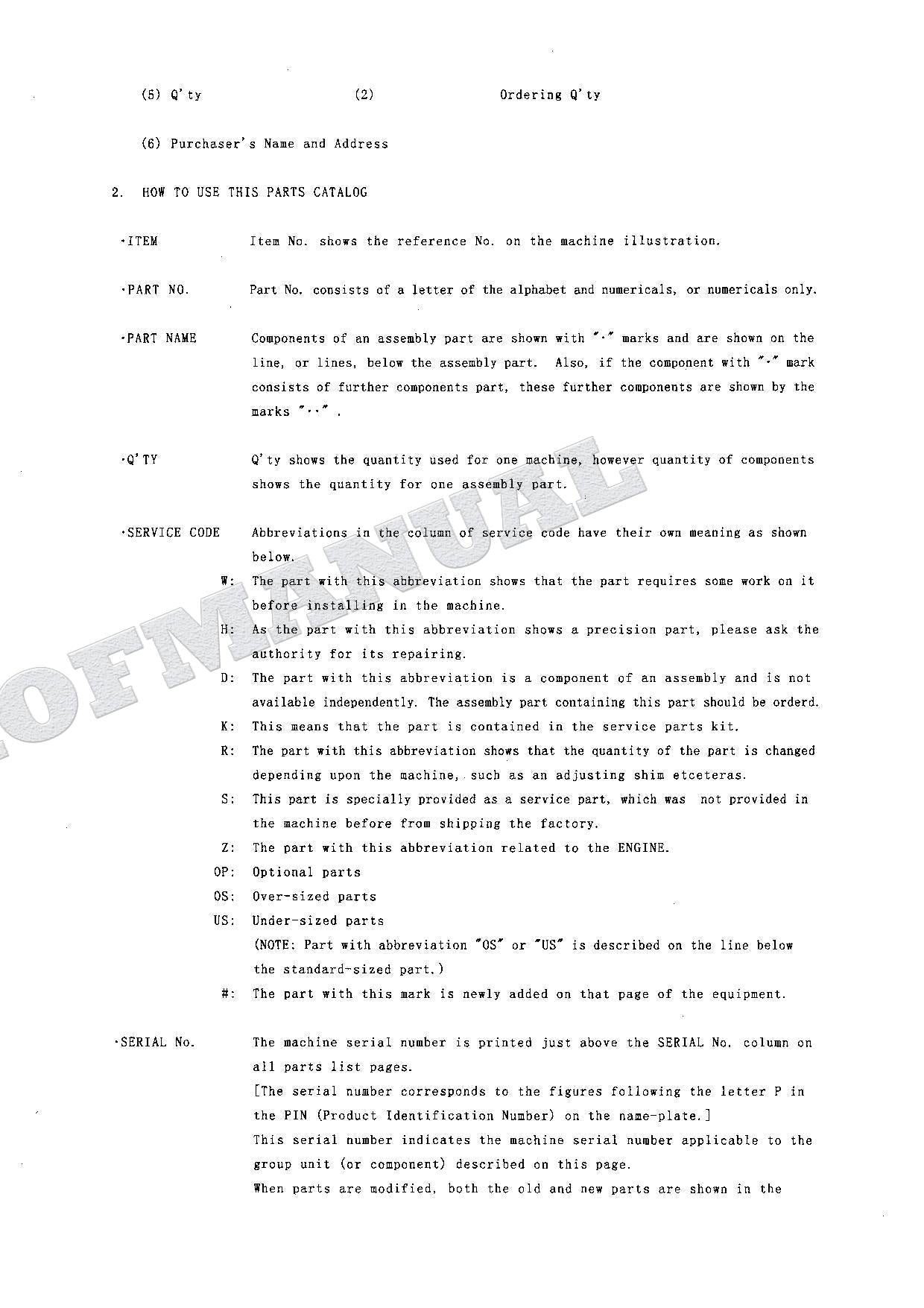 HITACHI EX135UR-5 EX135US-5 EX140US-5 Excavator Parts Catalog Manual