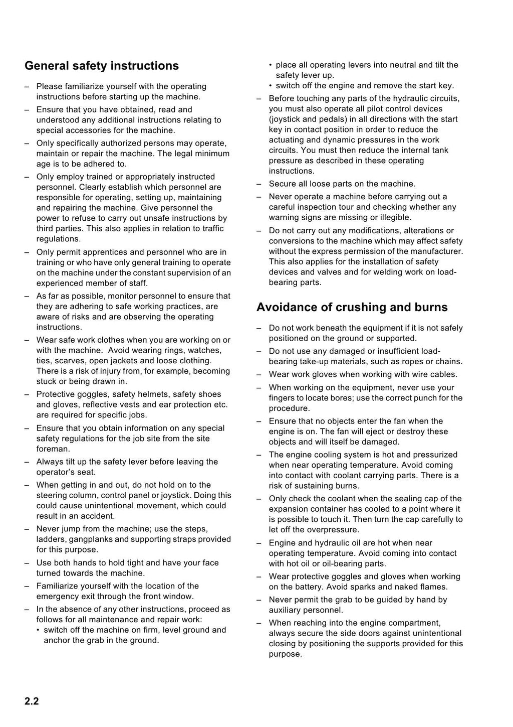 Liebherr R310 B Excavator Operators manual