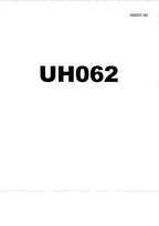 HITACHI UH062 Excavator Service Manual