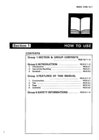 HITACHI EX90 Excavator Service Manual