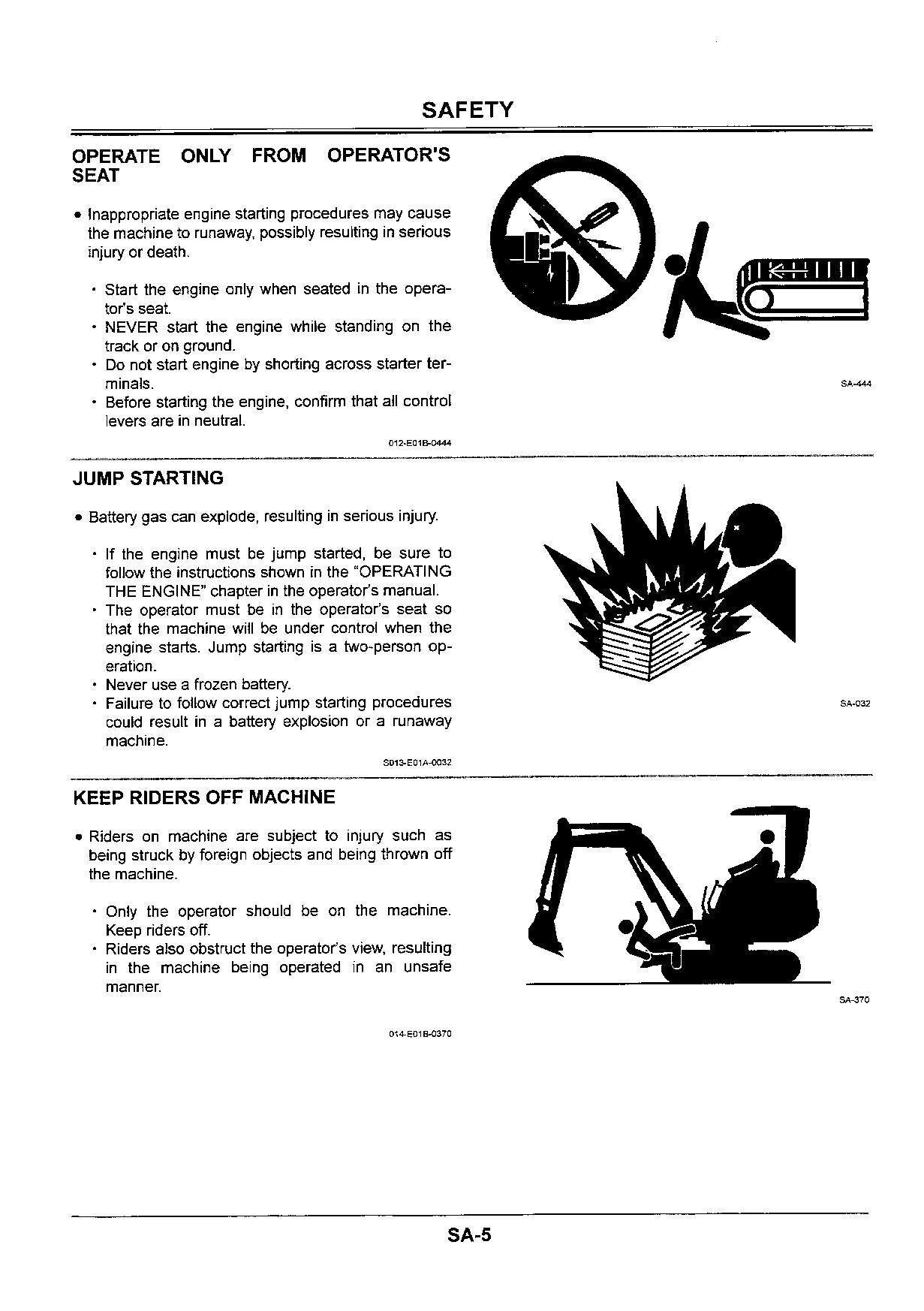 Manual de servicio y reparación del taller de la excavadora Hitachi EX8-2B