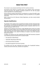 SKYTRAK 6034 6042 Telehandler Maintenance Operation Operators Manual 31211487