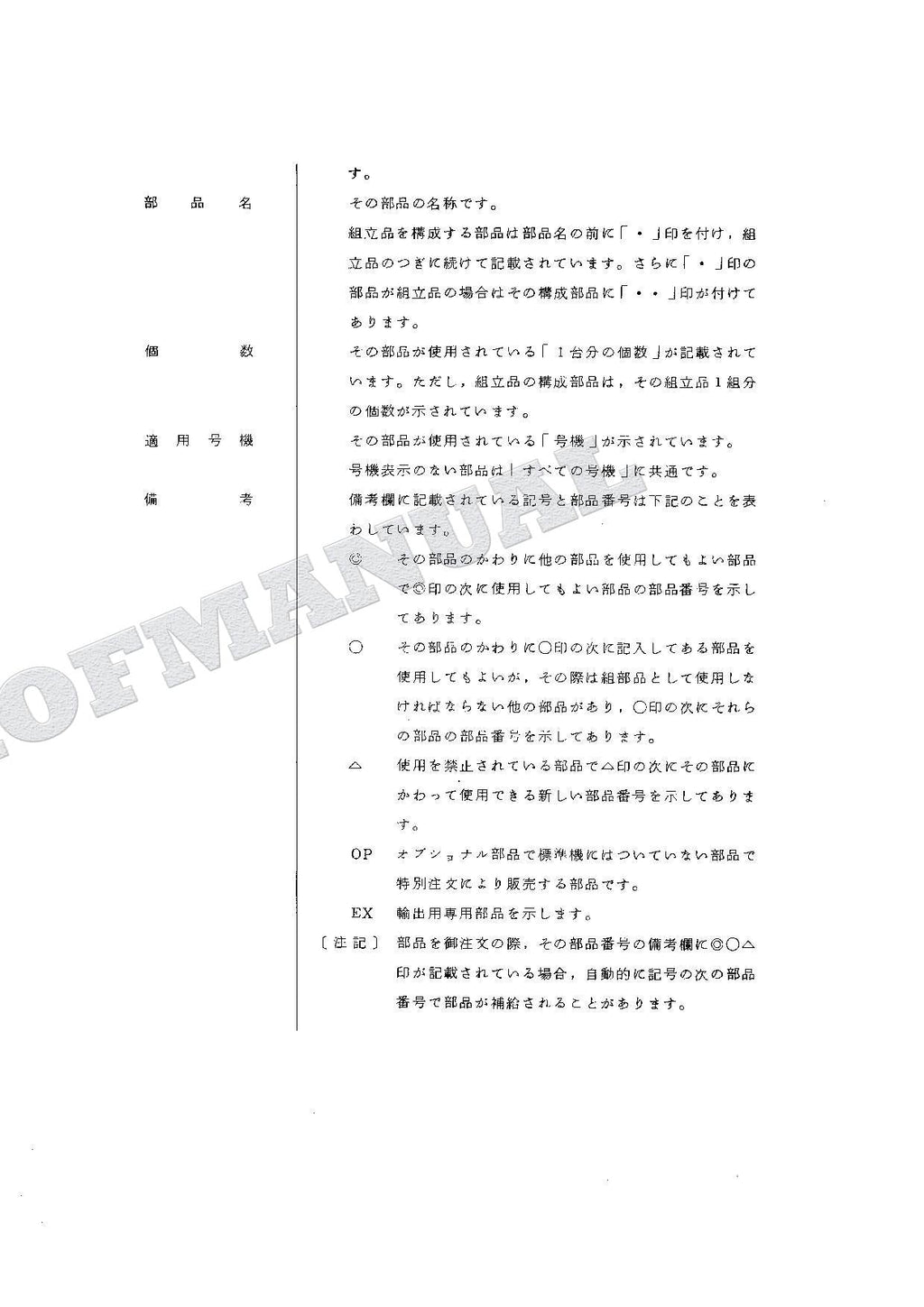 HITACHI UH025 Excavator Parts Catalog Manual