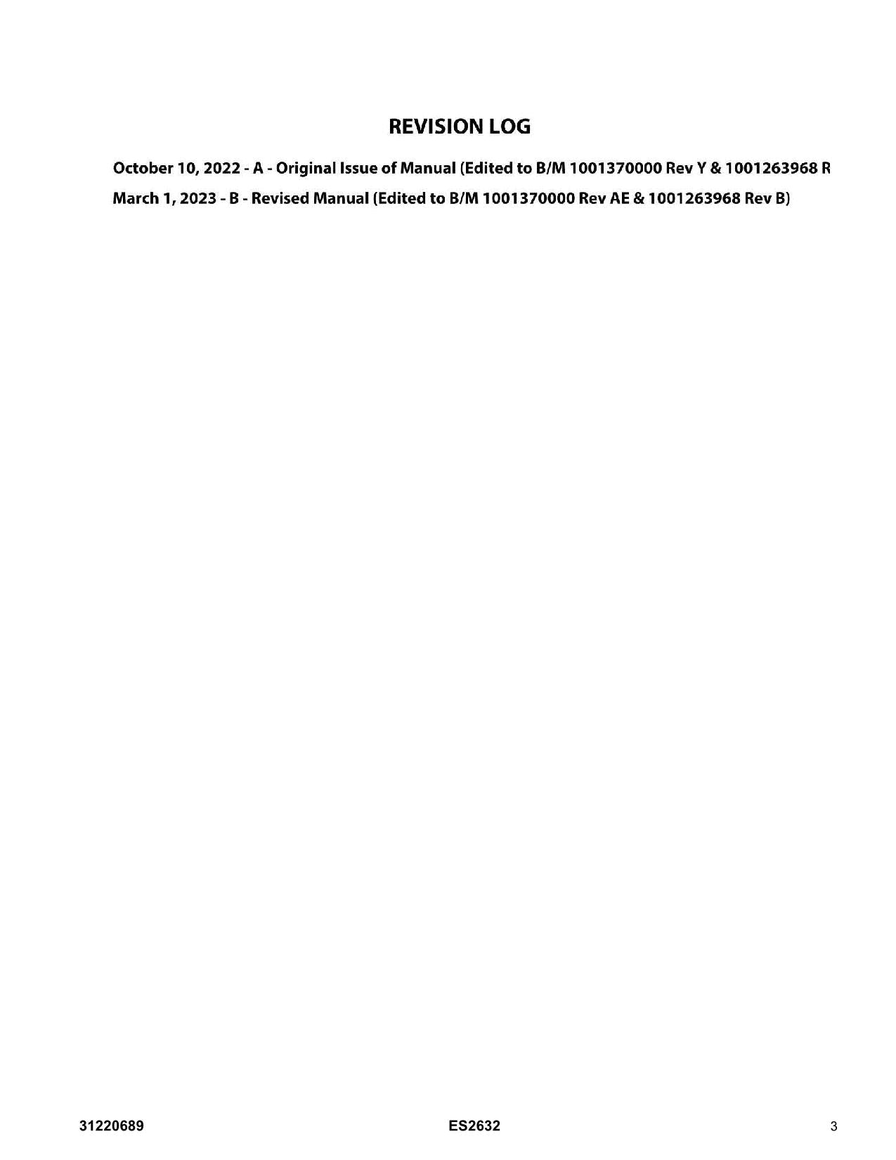 Manual del catálogo de piezas del mástil vertical JLG ES2632