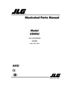 JLG 1500SJ Scissor Lift Parts Catalog Manual