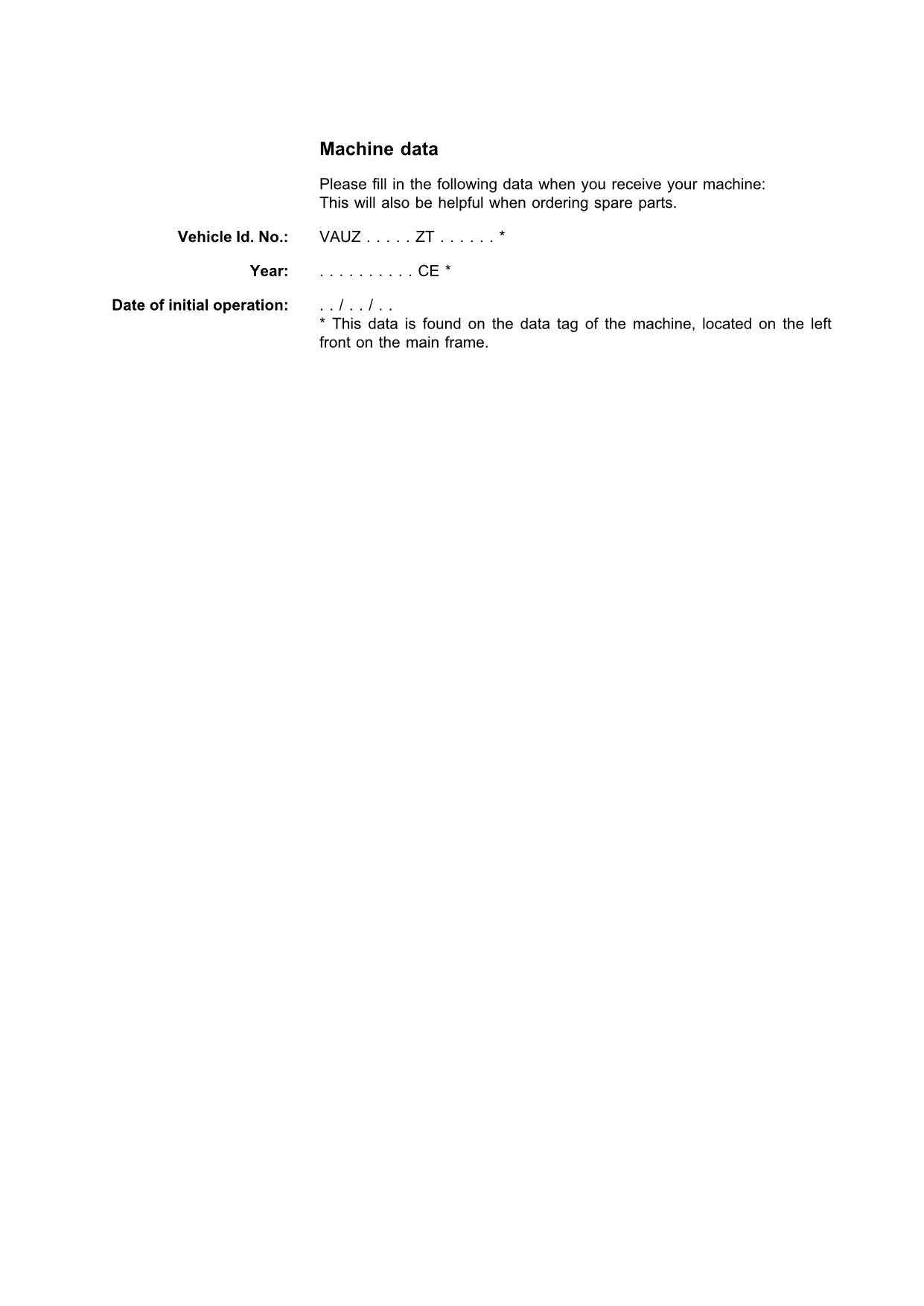 Liebherr LR624 CRAWLER LOADER Operators manual