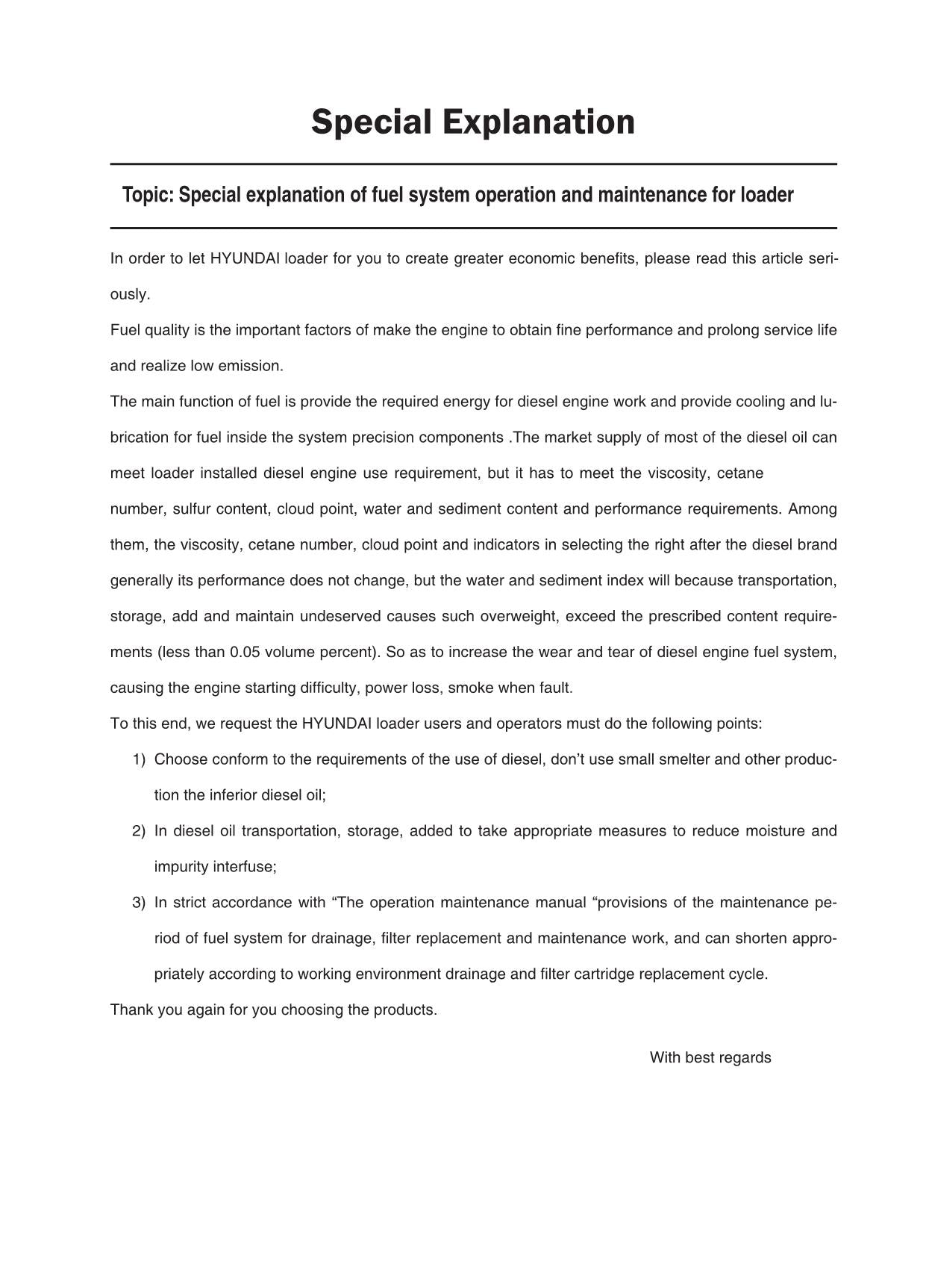 Hyundai HL660V HL665V WHEEL LOADER Operators Maintenance Manual