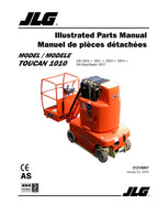 TOUCAN 1010 Vertical Lift Parts Catalog Manual Multi language