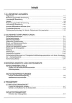 New Holland 760CG Schneidwerk Betriebsanleitung Ab 8052