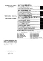 HITACHI EX135USR Excavator Operational Principle Technical Manual