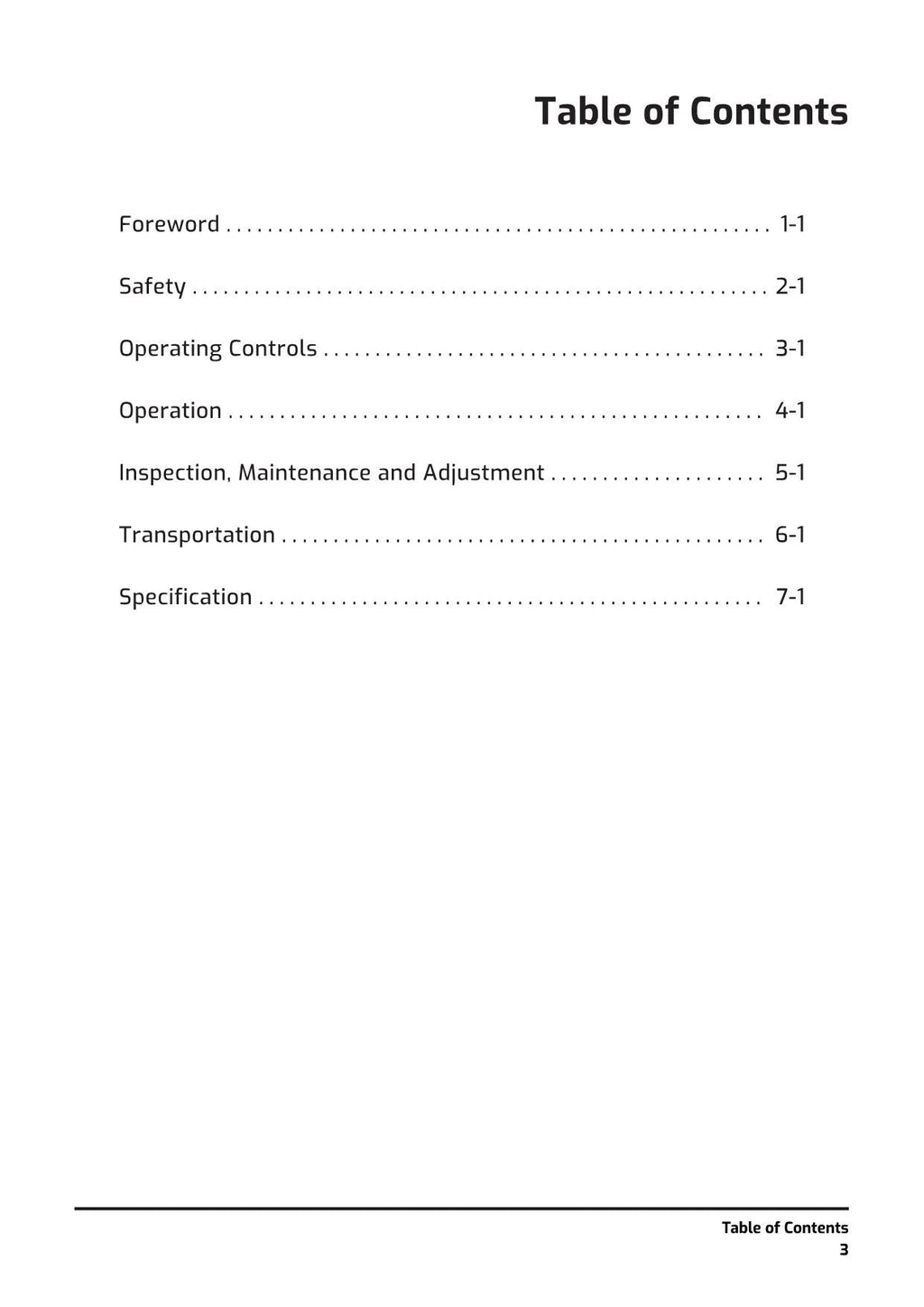 Hyundai HD100 DOZER Operators Maintenance Manual