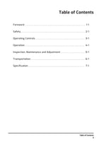 Hyundai HD100 DOZER Operators Maintenance Manual